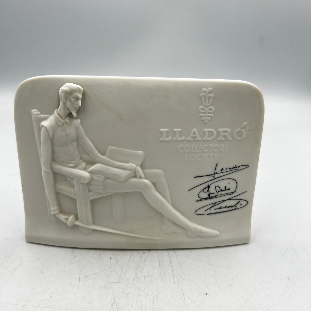 Lladro Vintage Collectors Society‎ 1985 Don Quixote Porcelain Plaque Signed